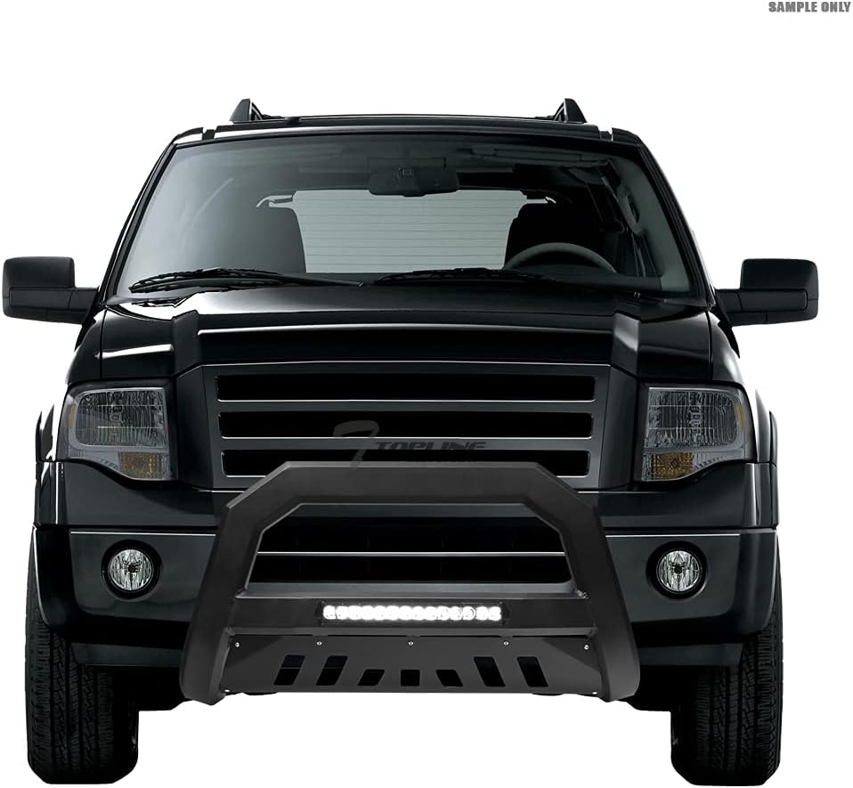Matte Black Aluminum LED Light Bull Bar Front Bumper Grille Guard for Toyota 4Runner G1434