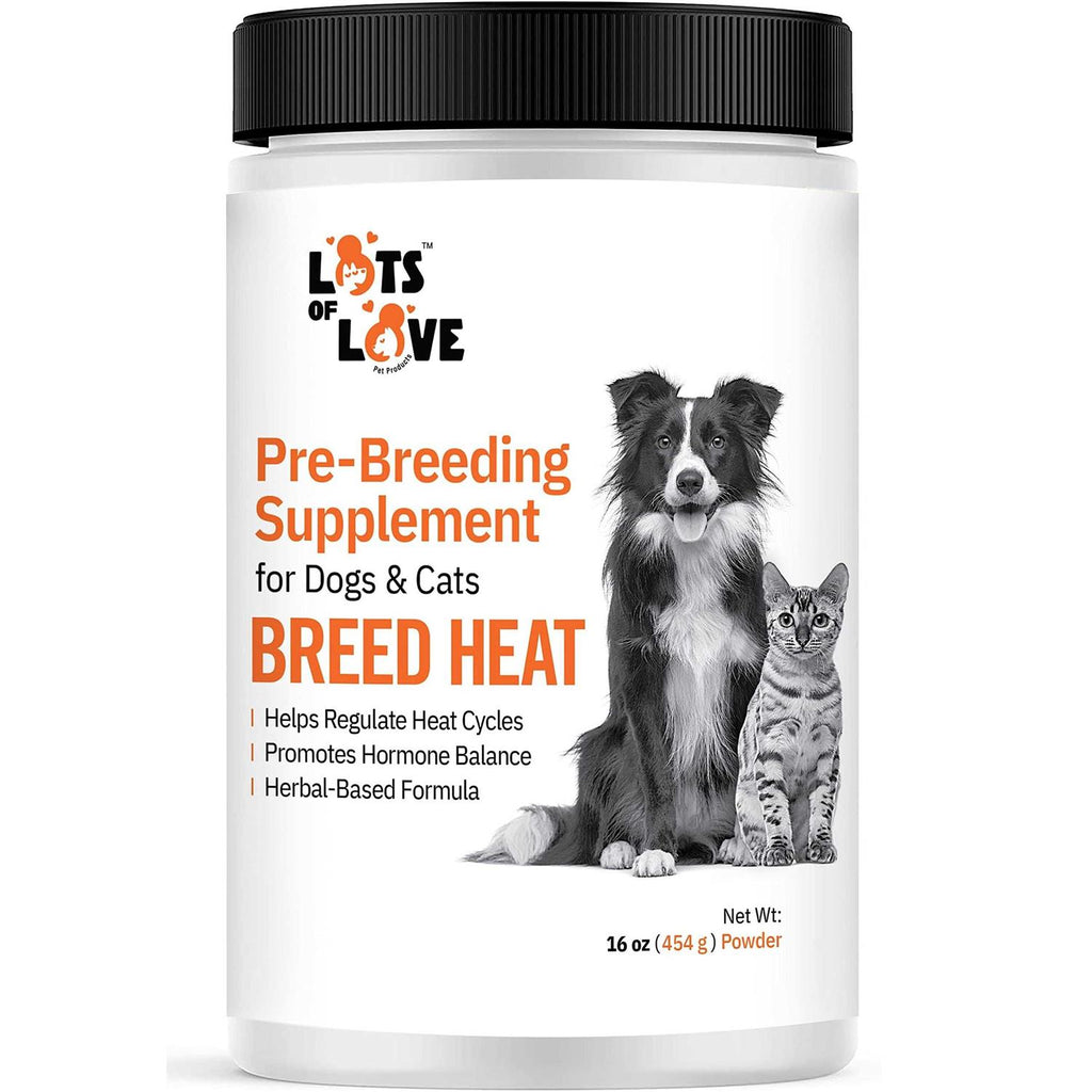 Lots of Love Pet Pro Breed Heat Breeding &amp; Reproductive Supplement for Dogs &amp; Cats - Pet Supplies online store