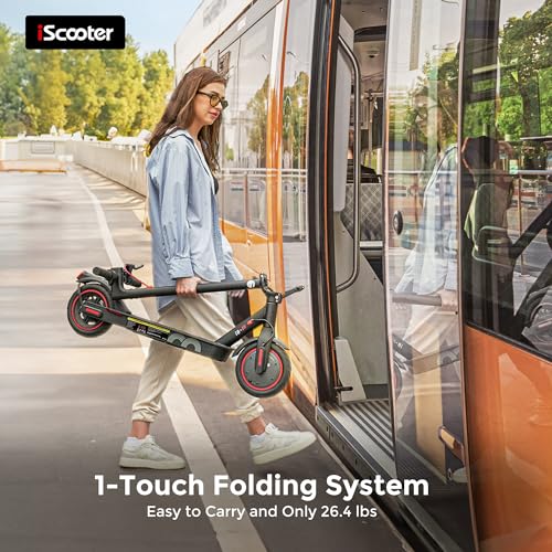 iScooter Electric Scooter for Adults, Long Range Commuting with Cruise Control F733591