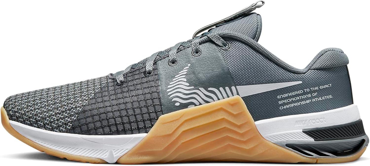 Nike Men's Metcon 8 Training Shoe, Smoke Grey/White, Size 10 A33352