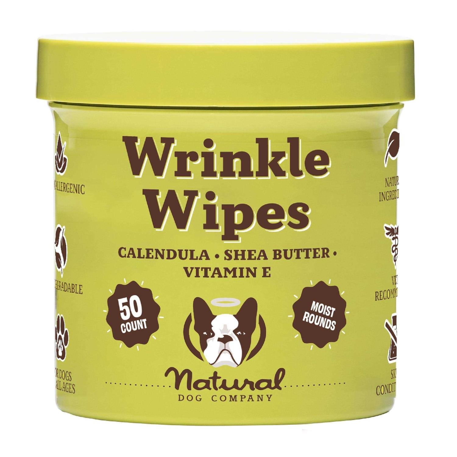 Natural Dog Company Wrinkle Wipes - Pet Supplies online store