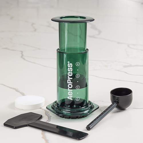AeroPress Original Coffee Press – 3-in-1 Portable Coffee Maker for Travel C406