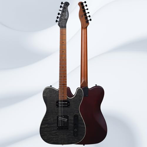 TOSTAR Electric Guitar Kit, 39 Inch Solid Wood Right Handed Guitar for Beginners Starter with Amp, HSS Pick Up, Poplar Body, Hand Polished, Mint Green, TST-220-SFG-NEW