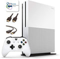 Xbox Microsoft One S 1TB Console, White, with One Wireless Controller, 4K Ultra Blu-ray and 4K Video Streaming, Family Christmas Holiday Bundle + CUE Accessories