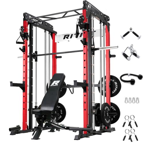 RitFit M1 & M1 Pro Smith Machine with Cable Crossover System for Home Gym Y659852