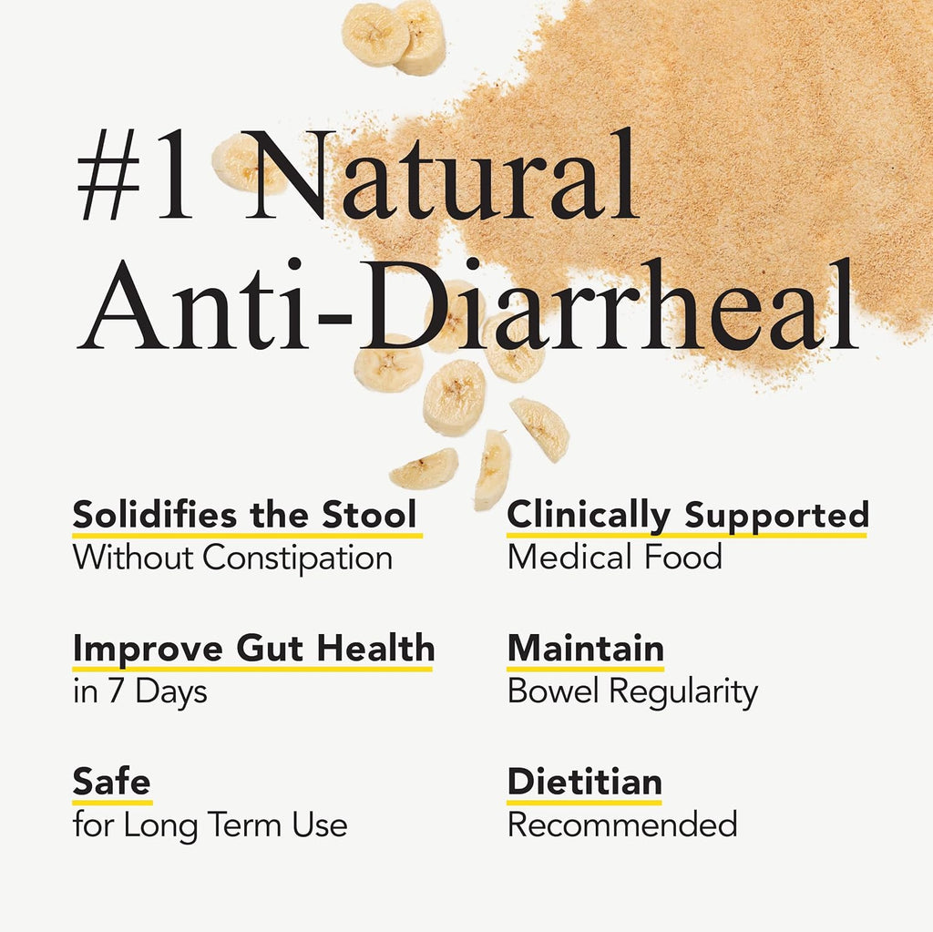 Banatrol® Natural Anti-Diarrheal Medical Food with Prebiotics, 90 Servings (Banana) U3419