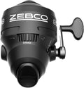 Zebco 808 Spincast Fishing Reel, Powerful All Metal Gears, Quickset Anti-Reverse and Bite Alert, Pre-spooled with 20-Pound Zebco Fishing Line, Clam Pack, Black