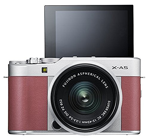 Fujifilm X-A5 Mirrorless Digital Camera with 15-45mm Lens, Silver R427110