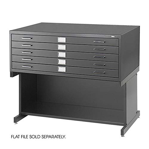 Safco Products 5-Drawer Flat File, 36" W x 24" D, White X8304