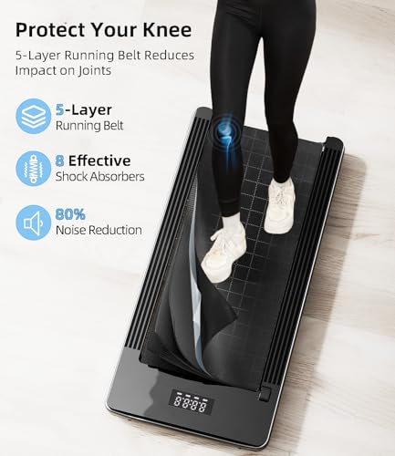 Walking Pad Under Desk Treadmill with Remote Control LED Display M207