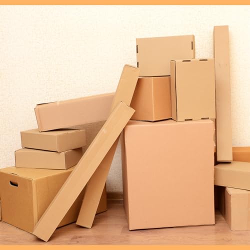 Qilery 30 Pcs Corrugated Moving Boxes for Golf Club Shipping (4x4x40 Inches) M2269