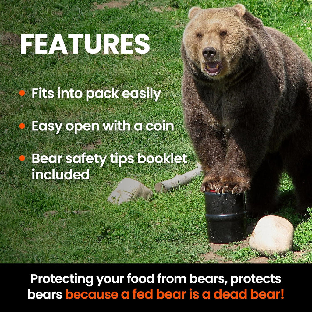 UDAP Bear Resistant Canister 2 Gallons, Hiking Camping Food Storage T4656