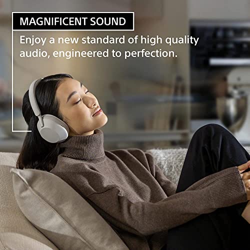 Sony WH1000XM5/S Wireless Noise Canceling Headphones with Hard Case and Stand T201