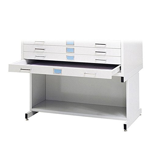 Safco Products 5-Drawer Flat File, 36" W x 24" D, White X8304