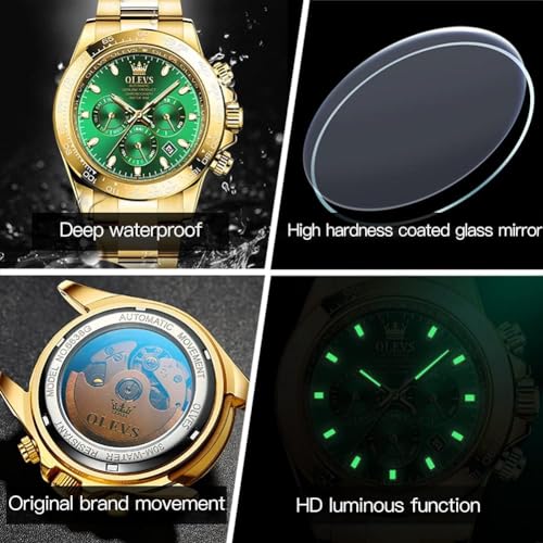 OLEVS Men's Automatic Self-Winding Stainless Steel Watch Q188553