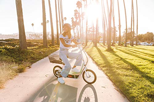 EcoSmart Metro Electric Scooter with Padded Seat and 16" Air-Filled Tires D946