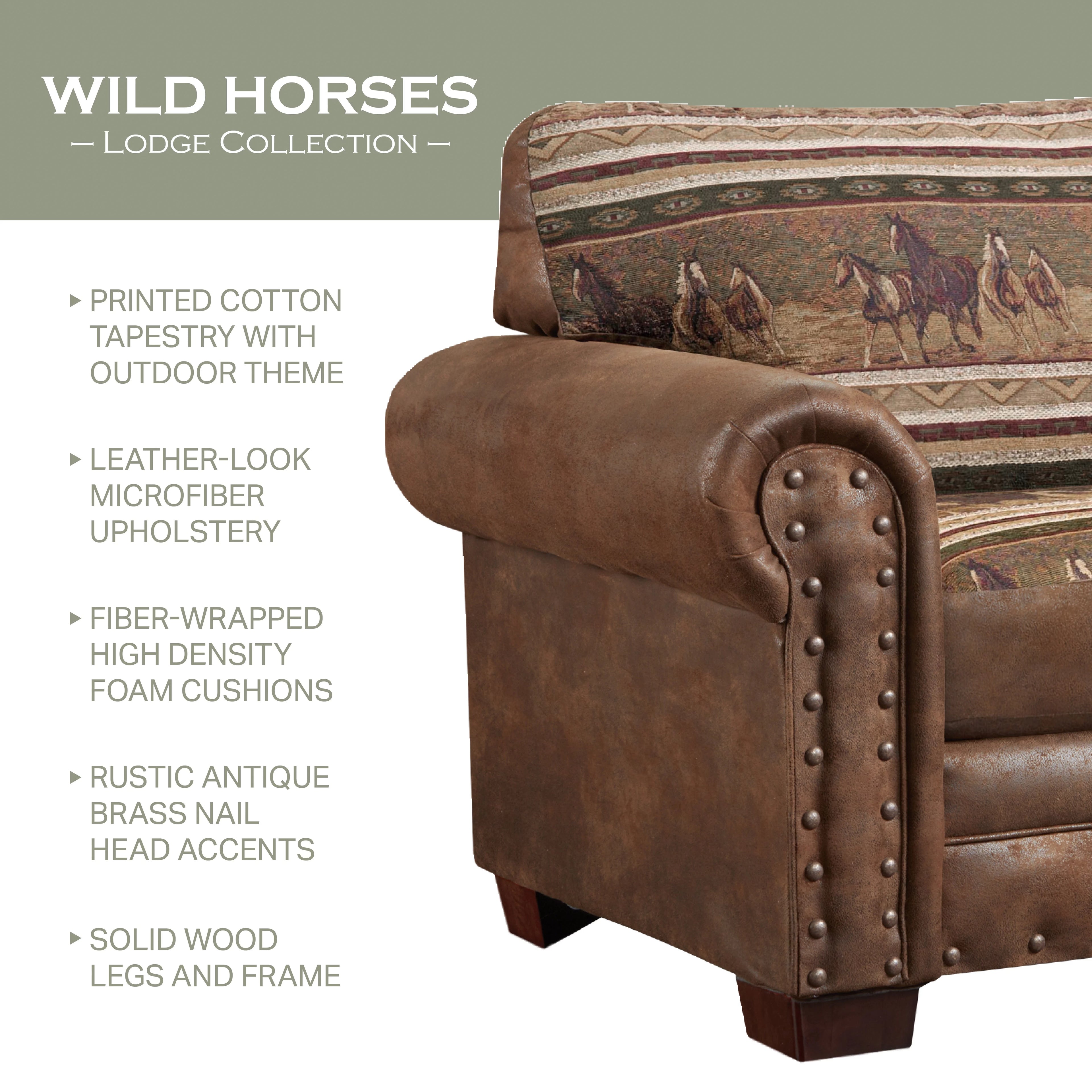 American Furniture Classics Wild Horses 4-Piece Set K504628