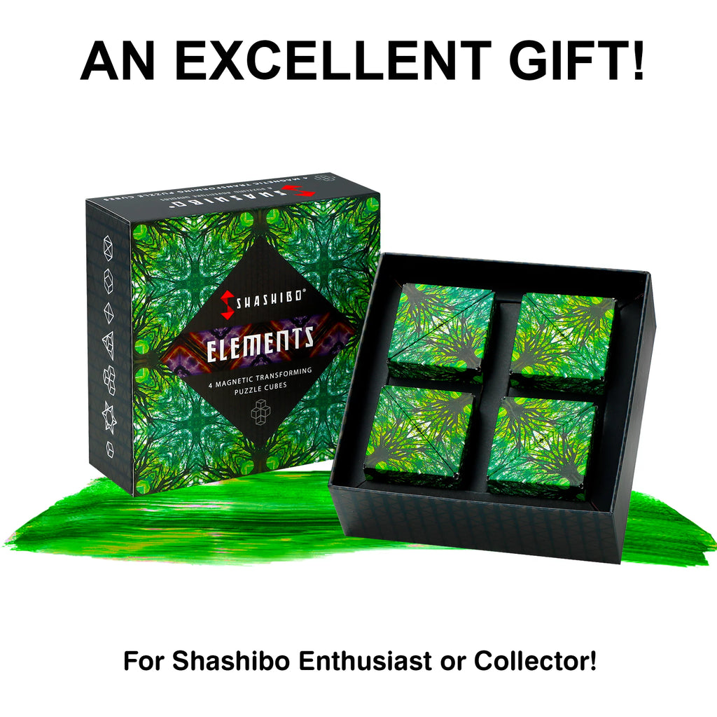 SHASHIBO Gift Box of 4 - Patented Fidget Cube with 36 Magnets, 3D Magic Cube Toy P3576