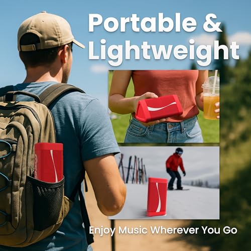 OontZ Angle 3 Portable Bluetooth 5.4 Speaker, IPX5 Water-Resistant, Black V1239