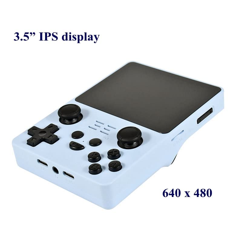 Powkiddy RGB20S Handheld Arcade Game Console, 3.5 Inch Retro Player with 128G Card H496482