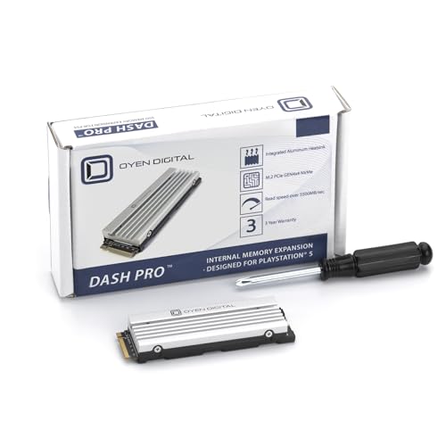 Oyen Digital Dash Pro 4TB NVMe SSD with Heatsink for PS5 J101977