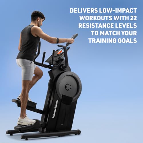NordicTrack Step Climbers for Low-Impact Workouts with 22 Resistance Levels U831