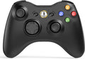 Wireless Controller Compatible with Xbox 360 2.4GHZ Gamepad Joystick Wireless Controller Compatible with Xbox 360 and PC Windows 7,8,10,11 with Receiver (Black)