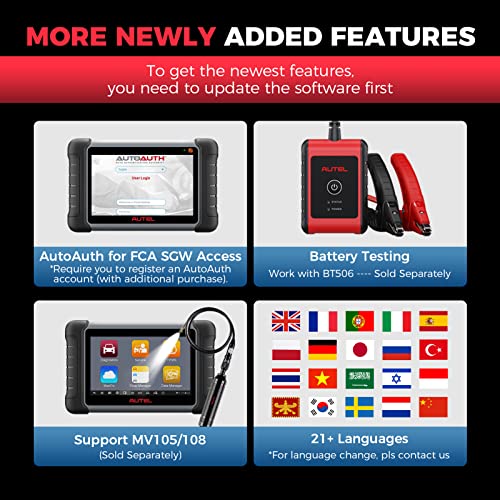 Autel MaxiCOM MK808S-TS TPMS Check and Relearn Tool Z829