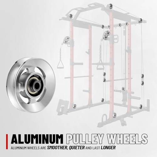 Mikolo Power Cage with Cable Crossover and LAT Pull Down System, 1500LBS I14340