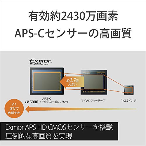 Sony Alpha a6000 Mirrorless Digital Camera 24.3MP with 16-50mm Lens (Renewed) G54900