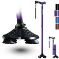 Walking Cane for Men & Women, Foldable, Adjustable, Free Standing Cane, Lightweight, Collapsible Cane with Travel Bag, Walking Stick for Seniors & Adults