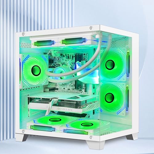 Panorama Gaming PC Desktop - AMD Ryzen 7 5700G, RTX 4060, 32GB RAM, 1TB SSD, White I866