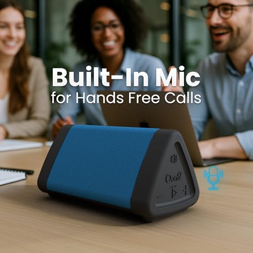 OontZ Angle 3 Portable Bluetooth 5.4 Speaker, IPX5 Water-Resistant, Black V1239