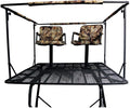 Guide Gear 12' Hunting Climbing Tree Stand Tower with Ladder, 2 Person Treestand, Hunting Gear, Equipment, and Accessories