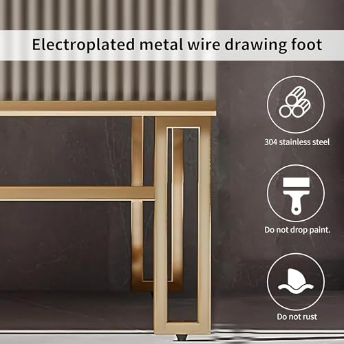 Modern Freestanding Bathroom Vanity with Sink and LED Mirror (44") G1429