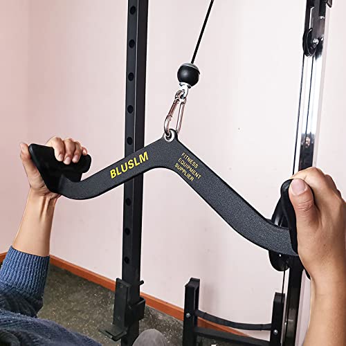 LAT Pull Down Bar for Cable Machine, Tricep Strength Training Handle M7875