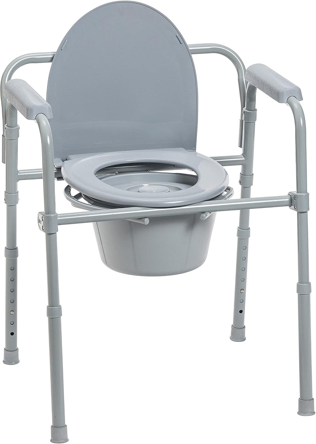 Drive Medical 4 Wheel Rollator Walker with Seat, Height Adjustable R563