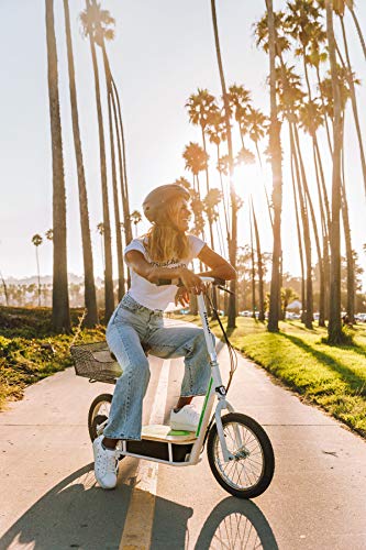 EcoSmart Metro Electric Scooter with Padded Seat and 16" Air-Filled Tires D946