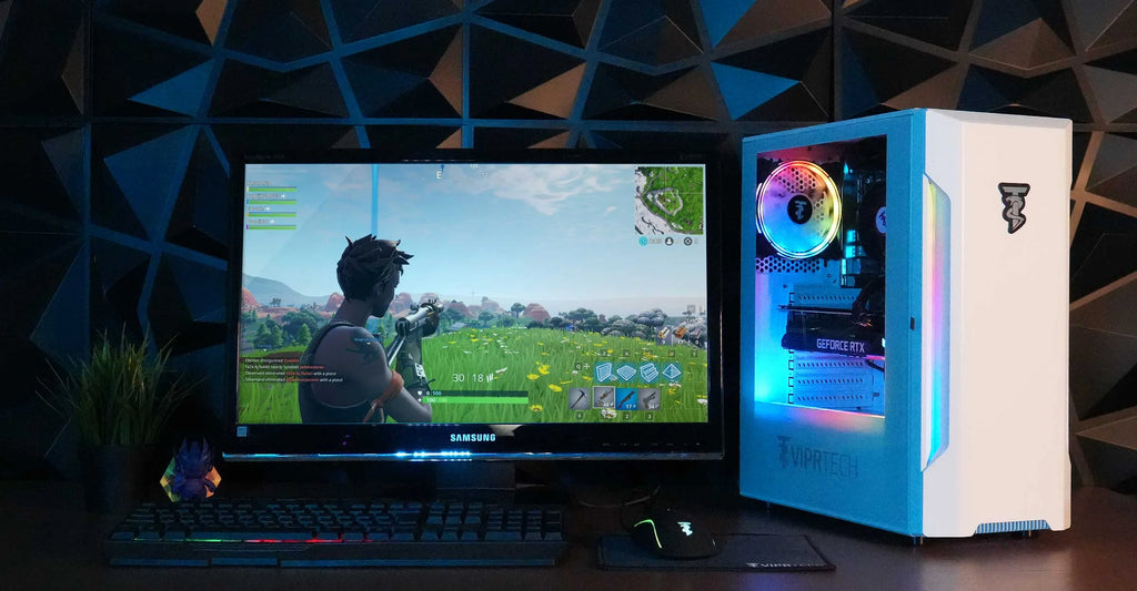 ViprTech Rebel Gaming PC Desktop - AMD Ryzen 5 2600, RTX 3060, 32GB RAM, 1TB SSD, Windows 11 Pro W7771