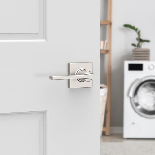 Kwikset Casey Interior Privacy Door Handle with Lock 10 Pack, Matte Black G103018