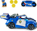 Paw Patrol, Chase 2-in-1 Transforming Movie City Cruiser Toy Car with Motorcycle, Lights, Sounds and Action Figure, Kids Toys for Ages 3 and up