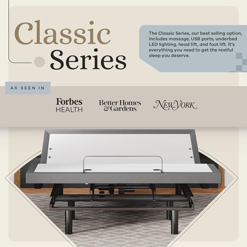 Sven & Son Classic Adjustable Bed Base Split King with Hybrid Spring Mattress I50028