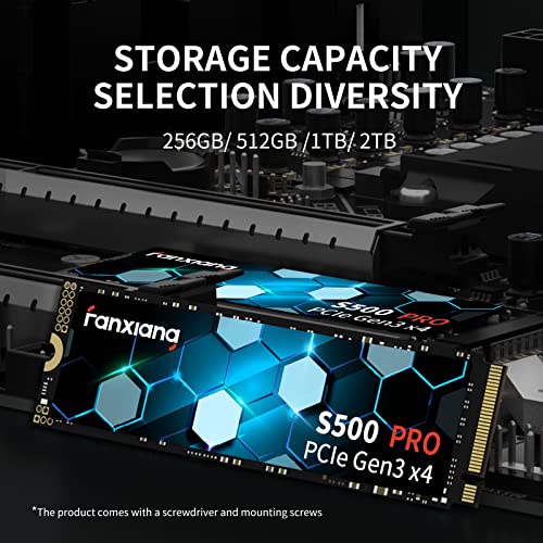fanxiang S500 Pro 1TB NVMe SSD M.2 PCIe Gen3x4 Internal Solid State Drive D604957