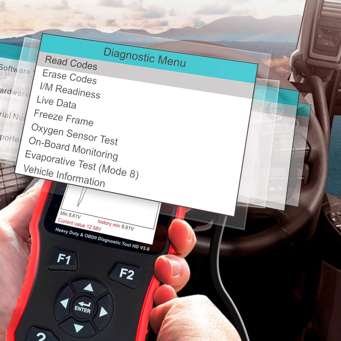 iCarsoft HD V3.0 Heavy Duty Diesel Truck Diagnostic Scanner Tool I685