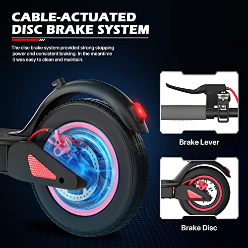 MoNiBloom E-Scooter Electric Folding Scooter with LED Display and Bluetooth APP E53743
