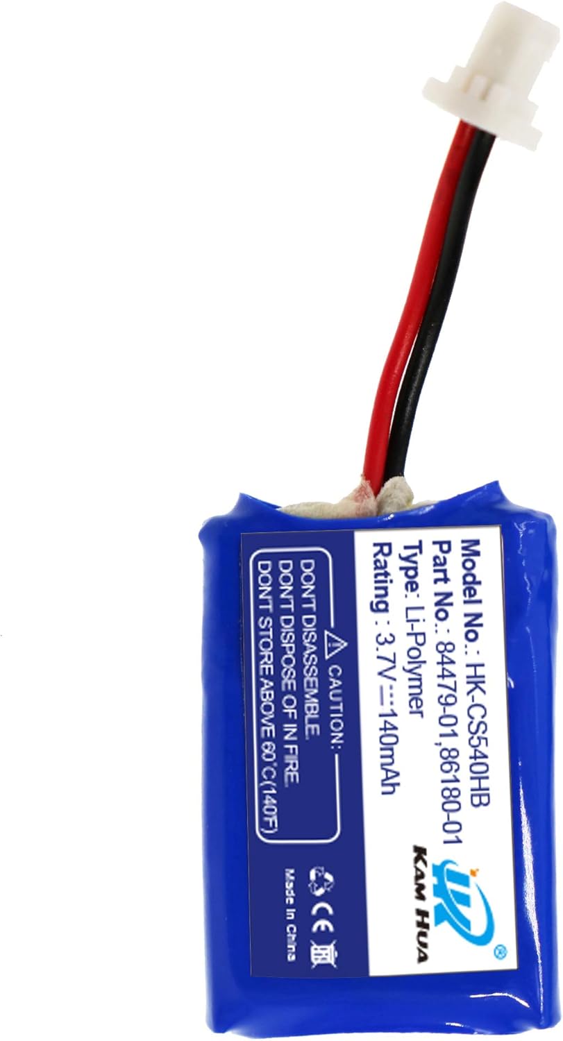 CS540, C054 Battery Replacement, 84479-01, 86180-01 Battery for Plantronics CS540, C054 Headset,