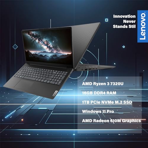 Lenovo Business Laptop 15.6" FHD AMD Ryzen 3 16GB RAM 512GB SSD Windows 11 Pro (Renewed) Z260885