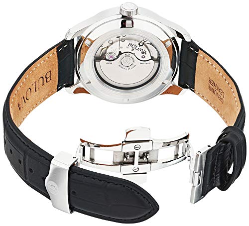 Bulova Men's Classic 6 Hand Power Reserve Leather Strap Watch N7749