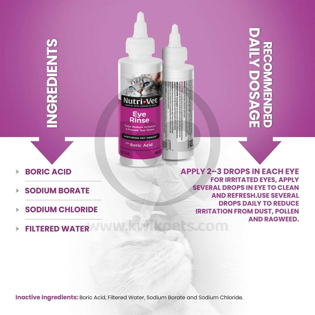 Nutri-Vet Eye Rinse for Cats N945
