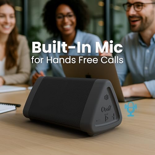 OontZ Angle 3 Portable Bluetooth 5.4 Speaker, IPX5 Water-Resistant, Black V1239